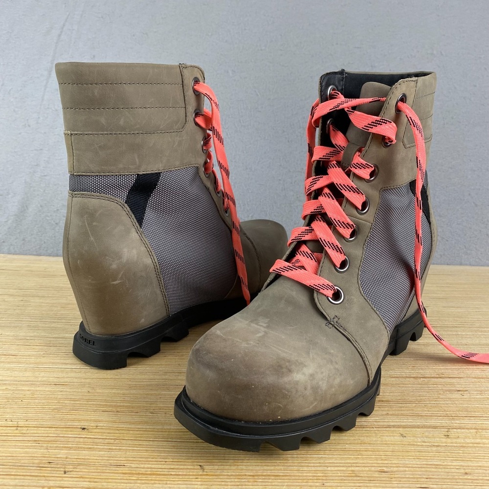Sorel Joan of Arctic Wedge III Lexie Boots Brown NL4364-052 Womens 8.5